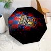 Lyon Football Crest Design Printed Automatic Umbrella, 8-Frame for Travel, camping, Casual Umbrella, Essential Gift for  for family and friends