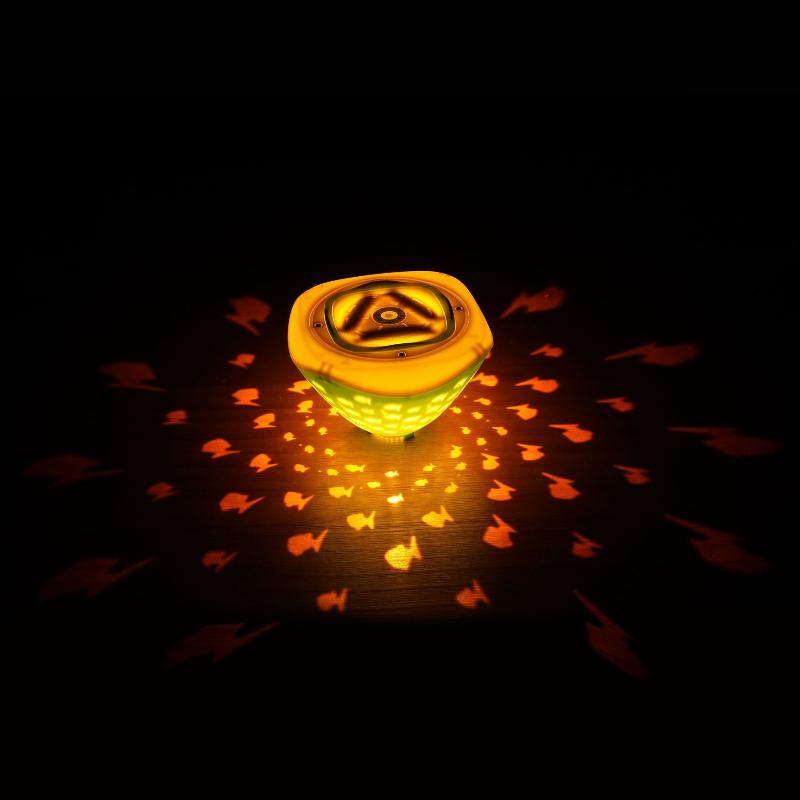 Floating Pool Lights Fish Pattern LED Projector Solar Waterproof Fountain Lighting for Outdoor Pool Night Party Decor