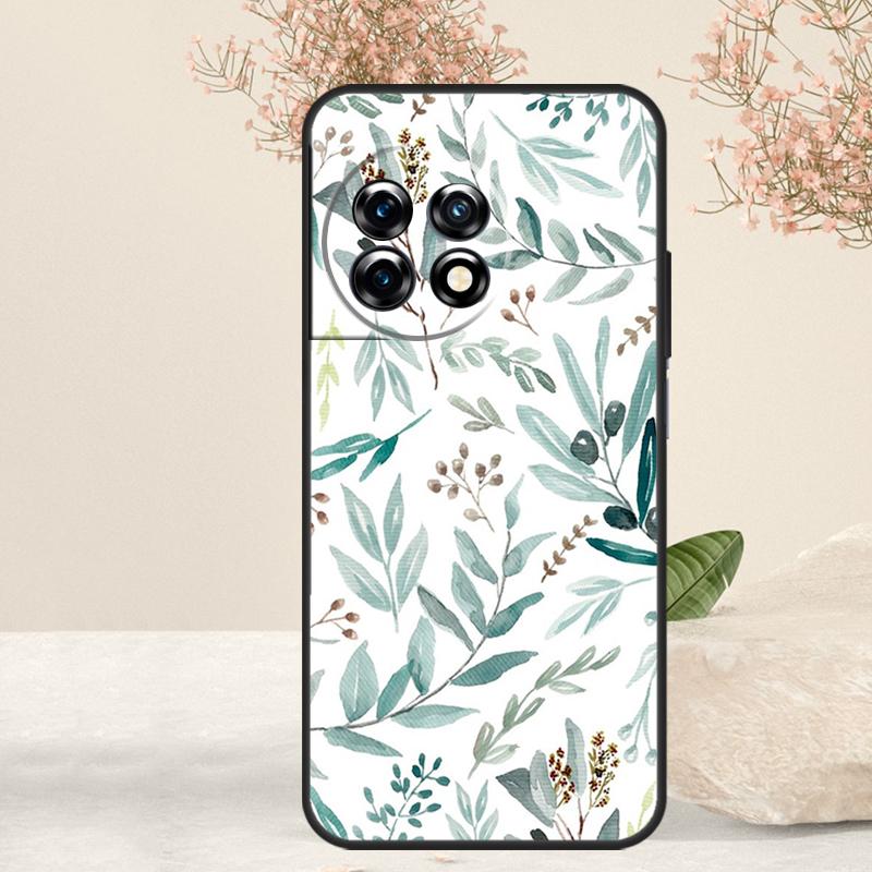 Eucalyptus Lavender Case For OnePlus 15 13 12 11 13T 13R 15R 10R 10T 8T 9 10 Pro Nord 5 CE 4 3 Lite N20 N30 Cover