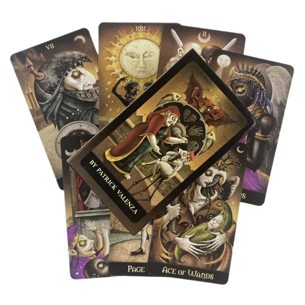 Nuove Carte dei Tarocchi Deviant Moon Versione Inglese Tavola Divinatoria del Destino Giochi da Tavolo per Festa in Famiglia Divertenti da Giocare