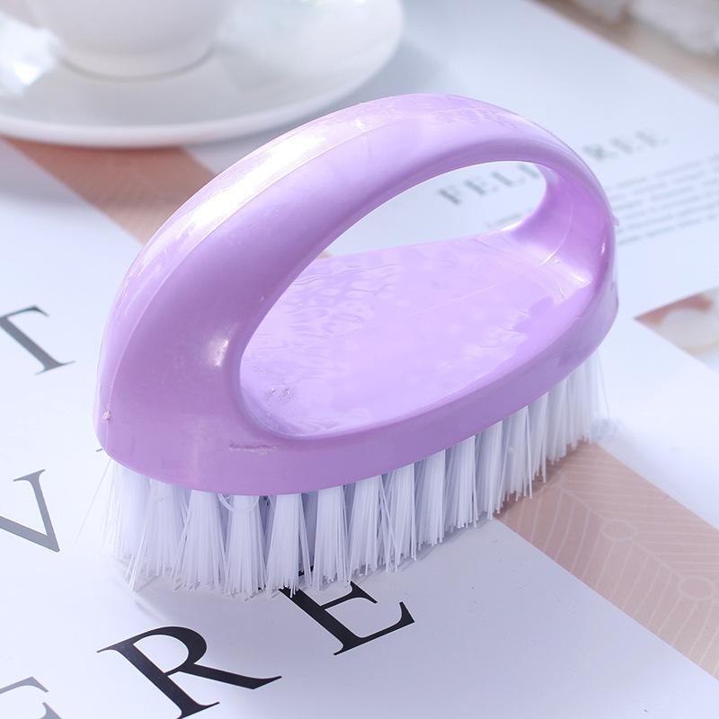 Shoe Brush, Colorful Egg-shaped Cleaning Brush, Multi-functional Household Brush, Clothes and Shoes Cleaning Brush