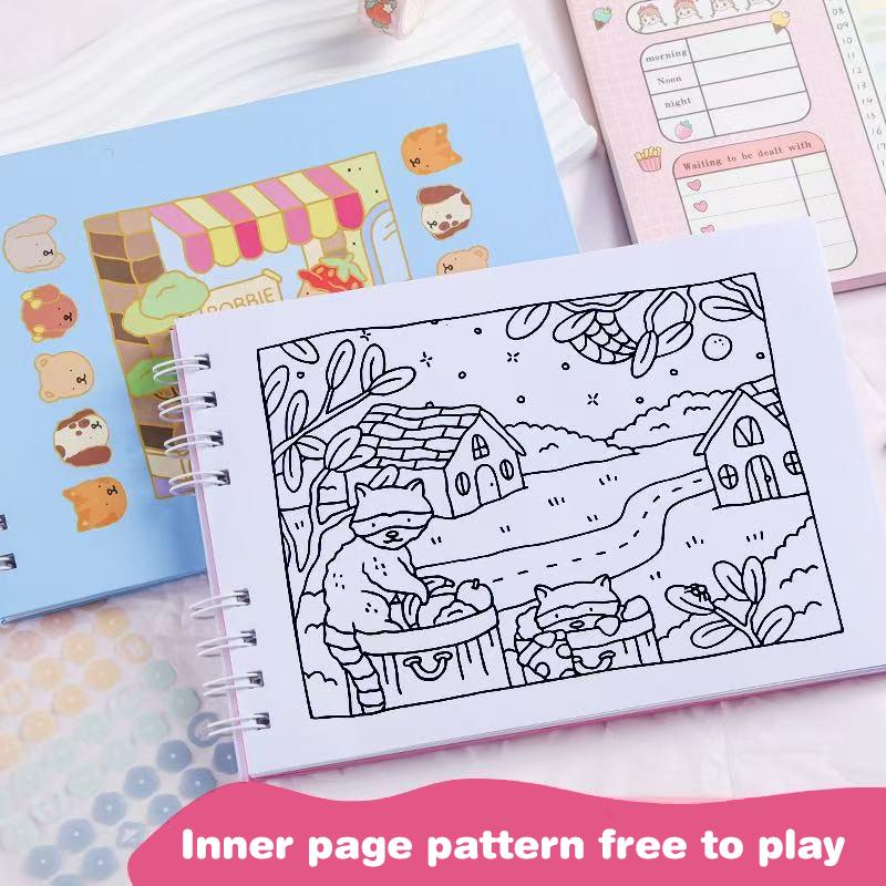 Carte de colorat: Bobbie Goods, Carte de colorat graffiti creativă și interesantă