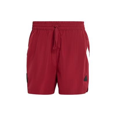 32T Logo Patchwork Straight-Leg Sports Shorts Men Bottoms Red HS6471