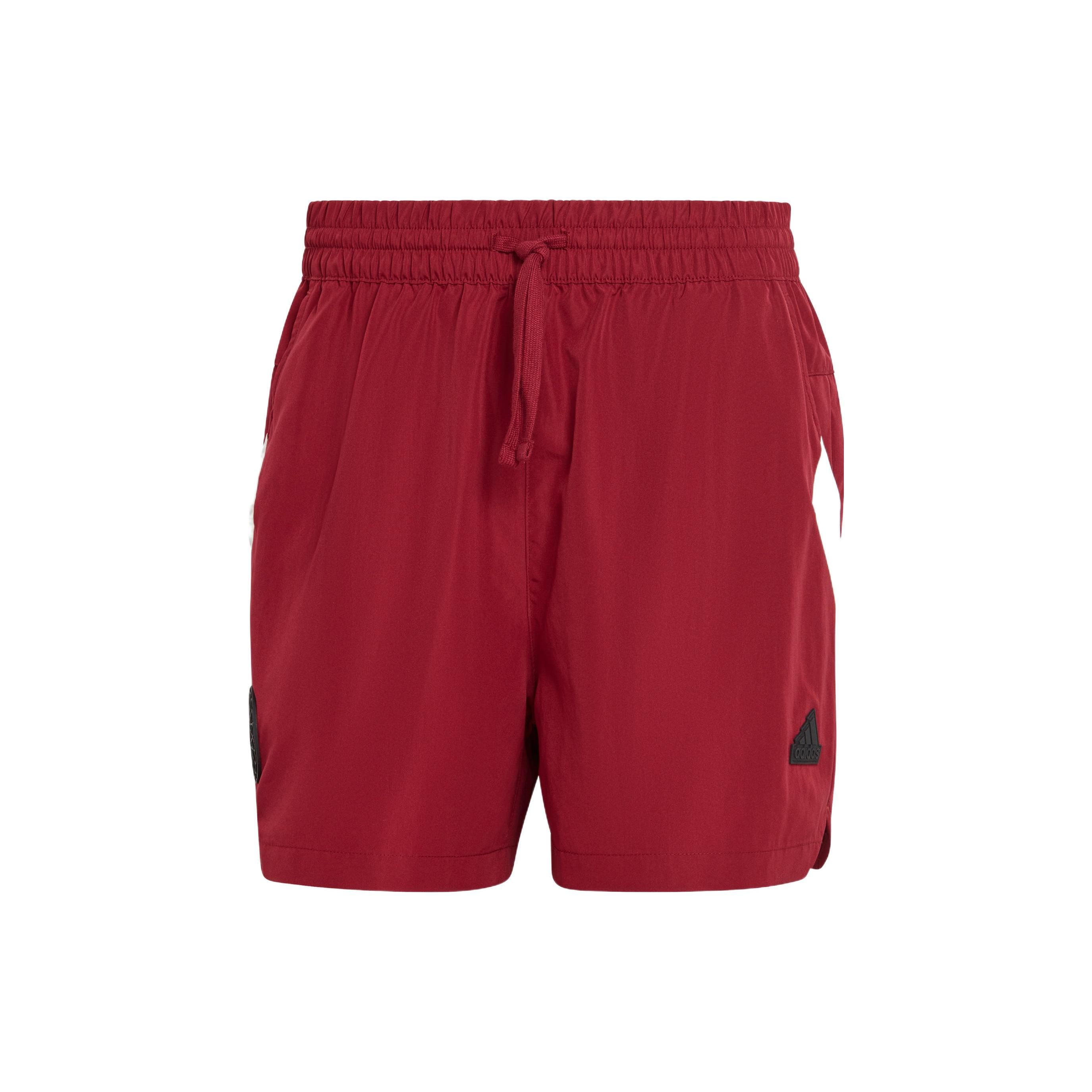 

Adidas 32T Logo Patchwork Straight-Leg Sports Shorts Men Bottoms Red HS6471 XS