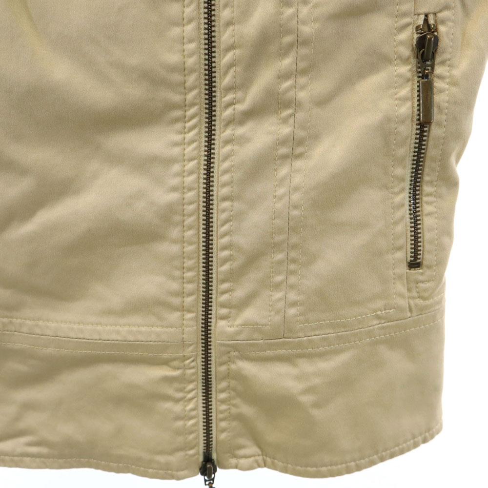 HUGO BOSS made in Italy Riders jacket XS beige Double zip Women Used