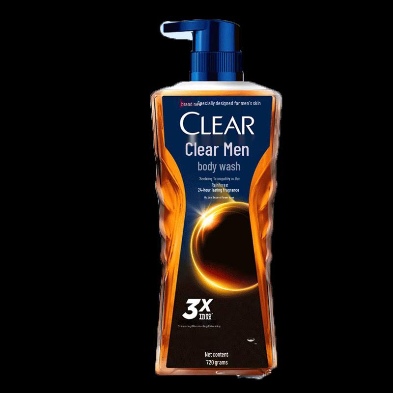 Clear Men's Cooling Oil Control Long-Lasting Fragrance Shower Gel