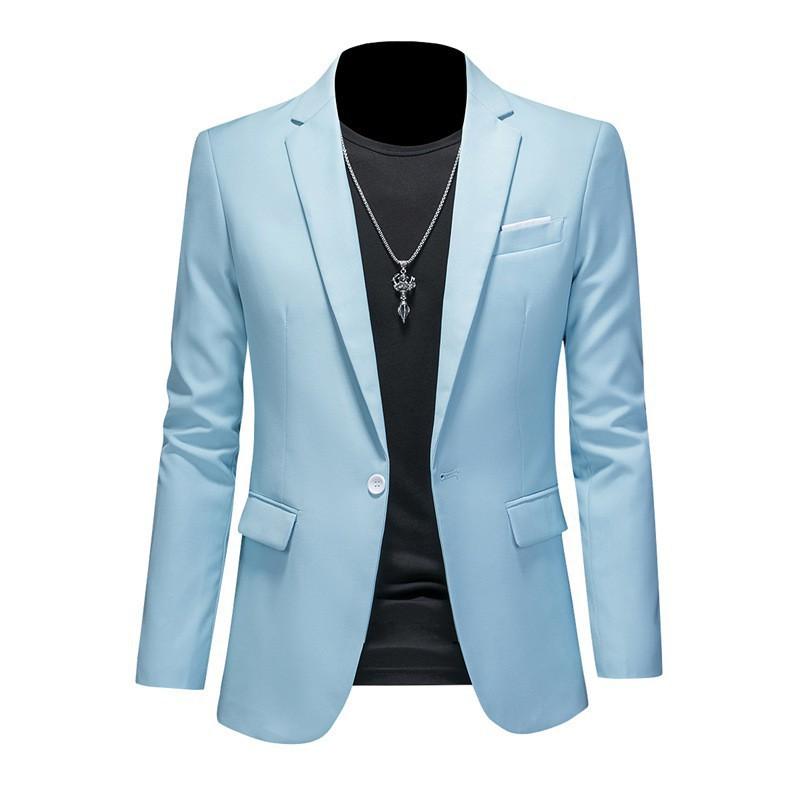 Frühling Herbst Herren Freizeitanzug Slim Fit Anzugjacke Herren Berufsanzug
