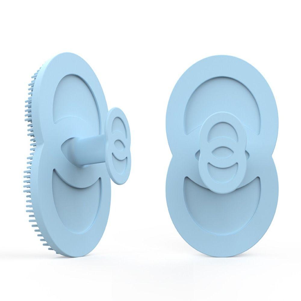 Silicone Exfoliating Facial Brush Hand Wash Brush Facial Face Scrubber Brush  Makeup Removal