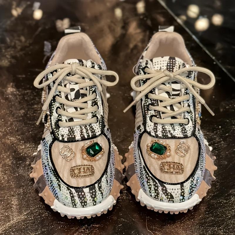 Women's Winter Furry Slip-Resistant Platform Sneakers/Boots - Thick Platform Height Increase