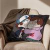 Dipper and Mabel Gravity Falls Pillow Case Anti-dustmite Pillowcase Invisible zipper silky short plush Sofa cushion cover