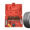Kit de Reparo de Pneus de Carro Kit de Reparo de Plug de Pneu 37 Peças Extrator de Engrenagens Portátil Acessórios de Remoção Para Auto Caminhão Bicicleta Cortador de Grama
