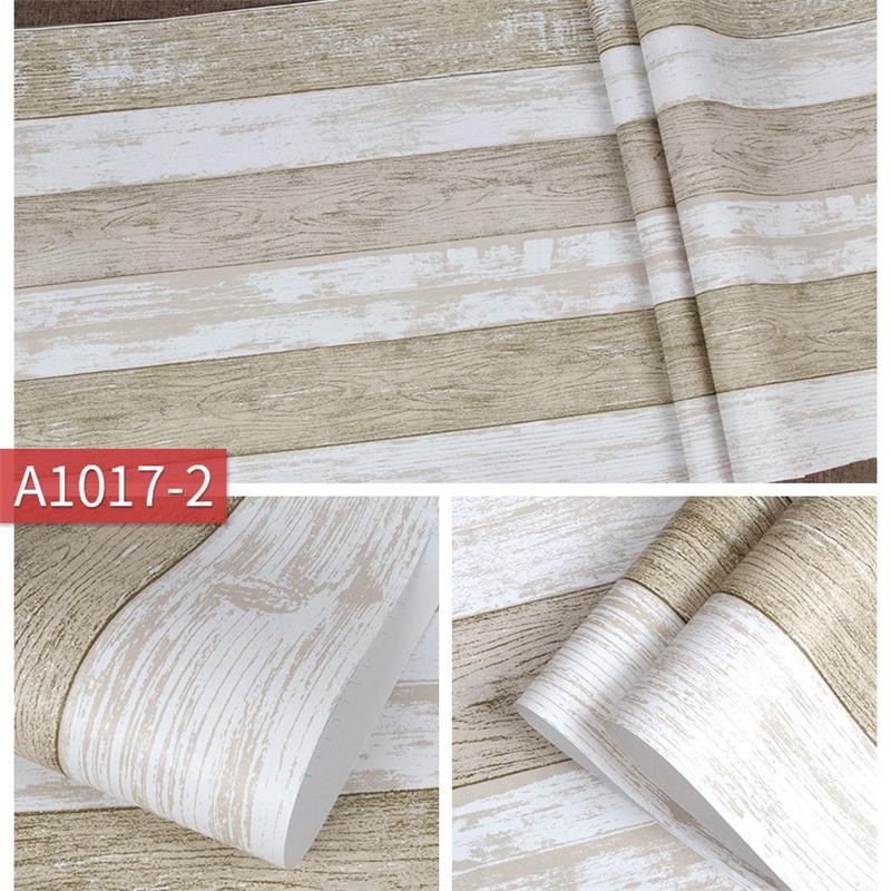 Simple 3D Stripes Self-Adhesive Waterproof Wallpaper Wall Decor Desk & Furniture DIY Removable Stickers