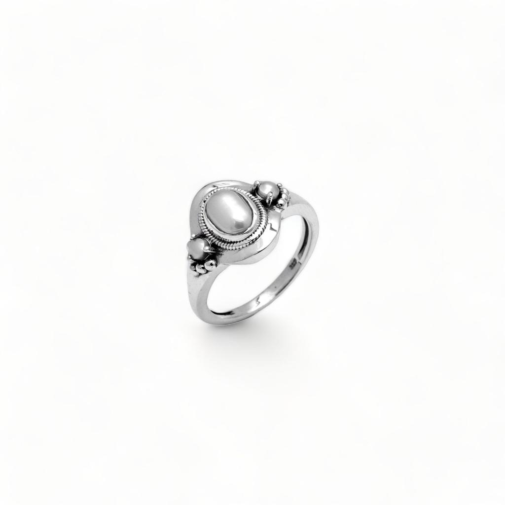 Statement Garnet Ring, 925 Sterling Silver, Christmas Gift