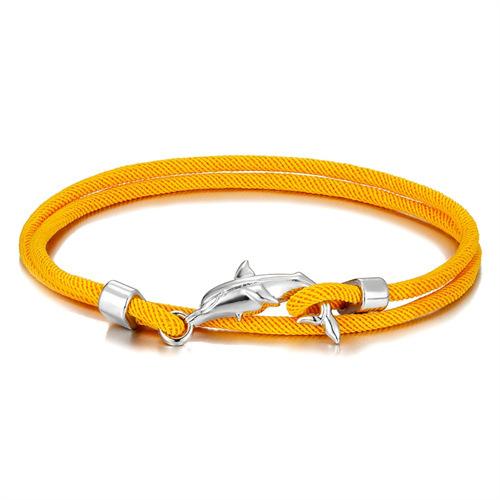 Milan Rope Colorful Multi-Circle Adjustable Boys And Girls Bracelet Small Fresh Dolphin Hand Rope