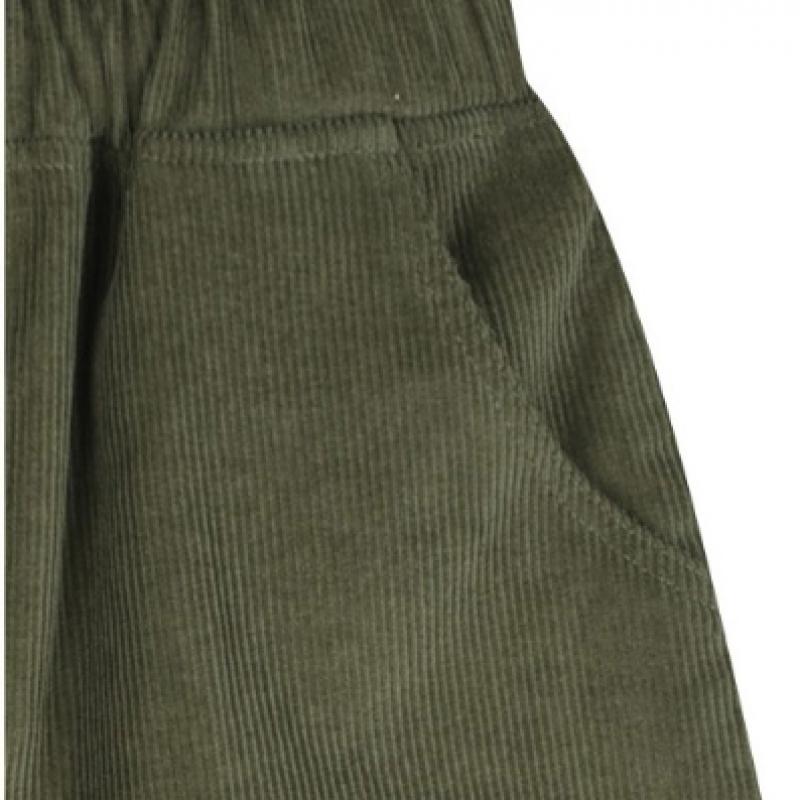  Olivan  Corduroy Wide Pants  Khaki 