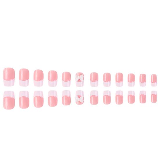 24 ks Umělé nástavce na nehty Odnímatelné rekvizity rozvržení Lehký Užitečný Stiskněte na motýla Plné umělé nehty pro krásu