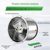 Gangziyu Stainless Steel High-Temperature Axial Duct Industrial Exhaust Fan
