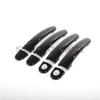 Black Chrome Car Door Handle Covers Styling Auto Exterior Accessories Stickers For Skoda Rapid 2012-2018 2017 2016 2015 2014