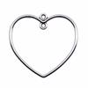 Irregular Oval Frame Connectors Moon Hammered Texture Links For Earring Making