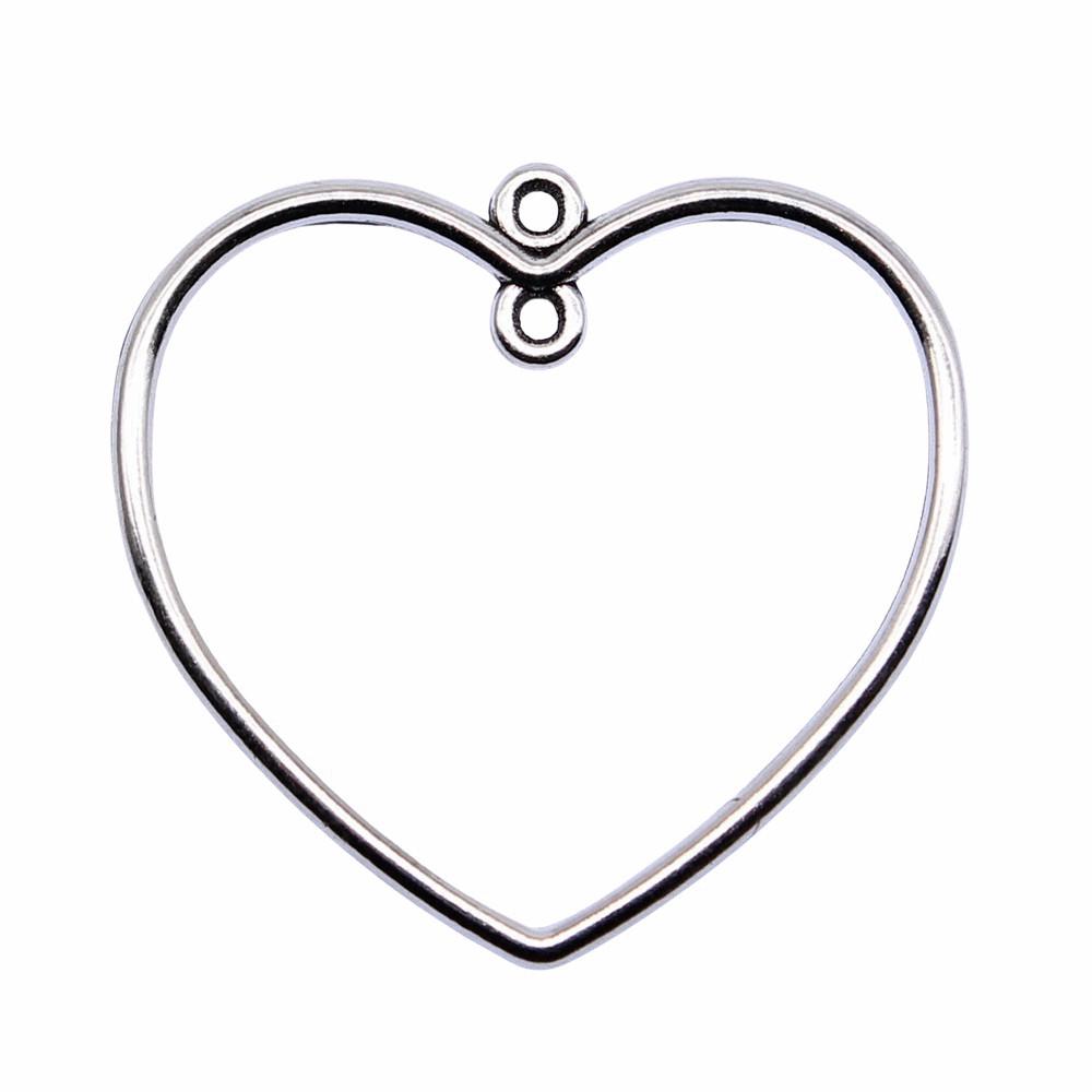 Irregular Oval Frame Connectors Moon Hammered Texture Links For Earring Making