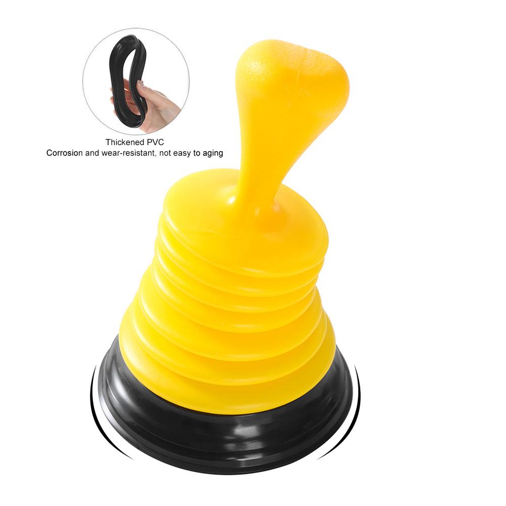 Manual Drain Suction Cup Anti Blocking Plunger Suction Bowl Powerful Sink Plunger for Kitchen Shower Toilet