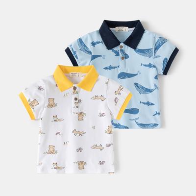 Kinder-Poloshirt 2026 neues Jungen-POLO-Shirt kurzärmeliges Oberteil Baby koreanische Version Sommer-Mode