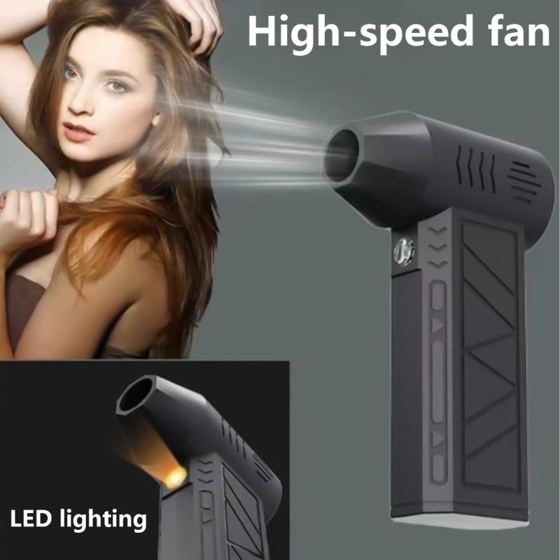 Electric Fan 130000RPM Rechargeable Blower Adjustable Wind Speed for Multipurpose Effective Cleaning Cooling