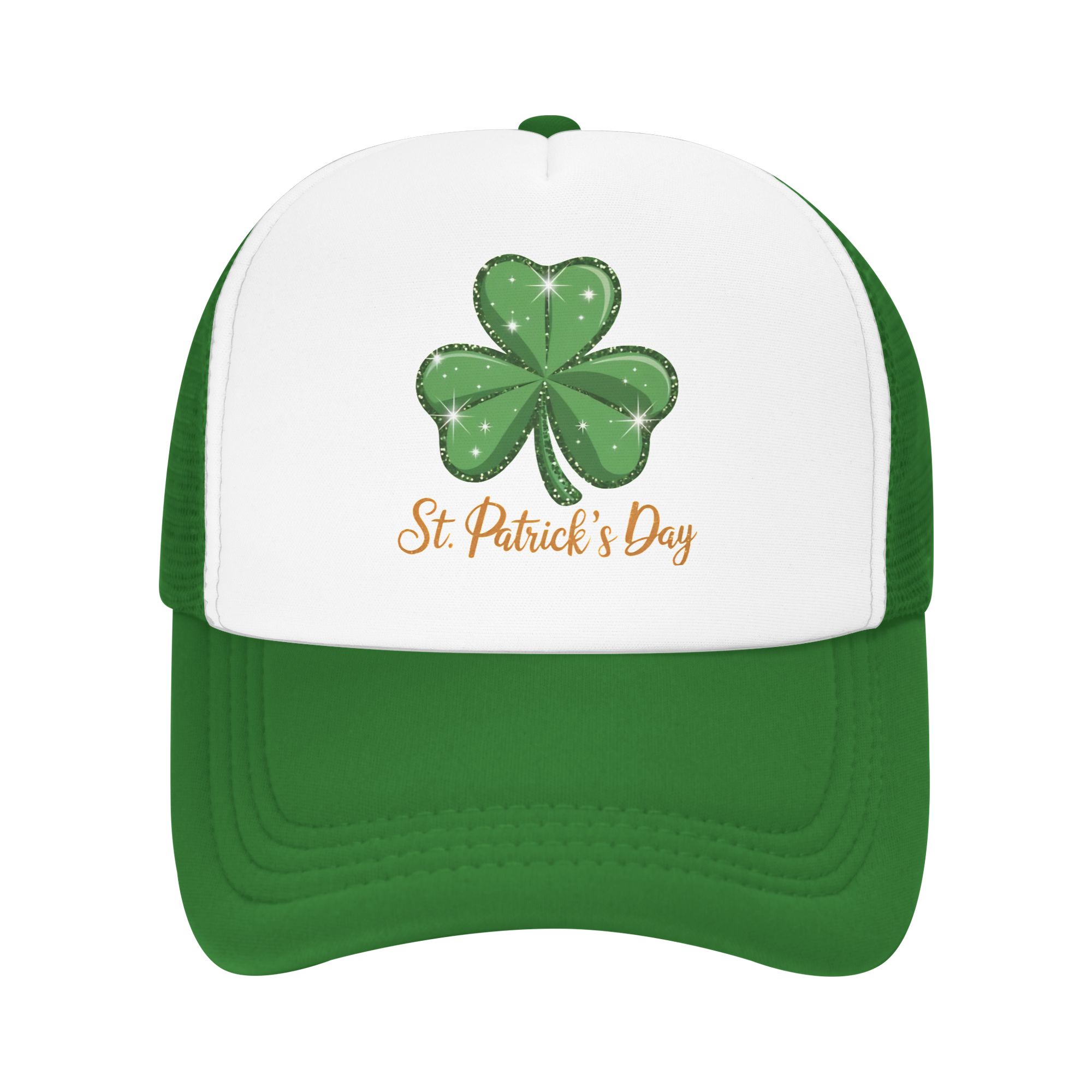

St Patricks Day Mesh Golf Hat Caps Merch for Women Men Adjustable Snapback MeshBack Summer Outdoor Caps One Size