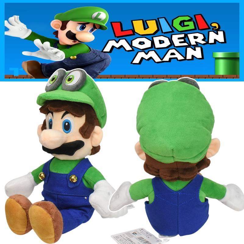 Super Mario Plush Toy Soft And Cuddly Luigi Stuffed Animal For Kids And Collectors 19x16x21cm