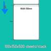Waterproof Thermal Label Paper, Self-Adhesive Barcode Stickers, 100x100mm, ePacket Express, Thermal Printing.