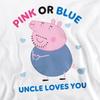 Peppa Pig Unisex Adult Pink Or Blue Uncle Pig Loves You Sweatshirt