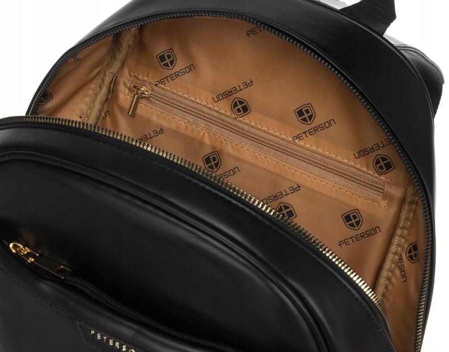 Spacious Women's Backpack Made of Eco-leather - Peterson