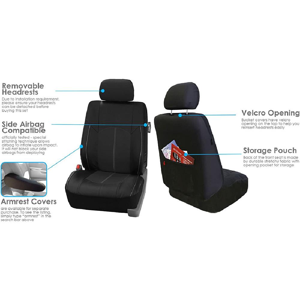 Luxury Pu Leather Car Seat Covers For Gift, Car Seat Covers Suitable For Most Car Seats, Waterproof Car Interiors