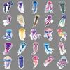50pcs Waterproof Jellyfish Marine Life Watercolor Graffiti Stickers for Phone Cases and Luggage