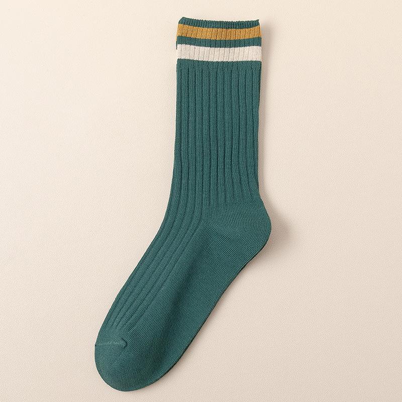 Female Autumn and Winter Fashion New Cotton Warm Long Tube Pile Socks