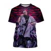 2026 New Jujutsu Kaisen Children's 3D Print Cartoon T-Shirt, Crew Neck, Short Sleeve, Sports Top, Anime T-Shirt Gift