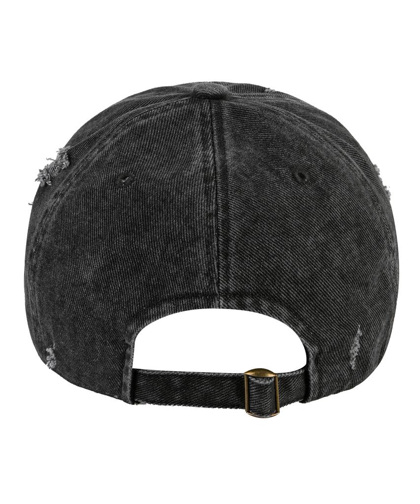 Chaebteo Standard Pigment Damage Ball Cap-Charcoal