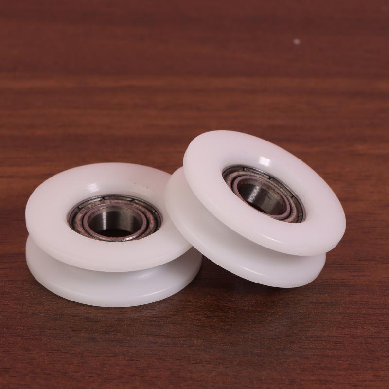 1/2 Buc 8*28*9Mm Rola cu Canelură U Plastic 688 Rulment Roată de Scripete/Antrenare, Roată de Ghidare Pom/Roată de Ridicare Peste Linie