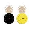 Pineapple Fruit Wall Clock Silent Nordic Style Cartoon Modern Cute for Kids Room Living Room Kitchen Office Home Decoration
