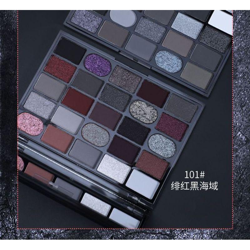 Kaxier - 25-Color Gothic Eyeshadow Palette - 2 Types
