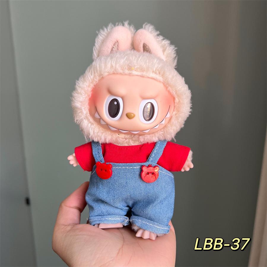 (No Doll)17cmLabubu Doll Clothes Figurines Can Be Worn and Dressed As Plush Toy Clothes