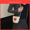 Urban Minimalist Straw Crossbody Bag With Zipper Closure For Daily Use