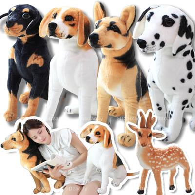 Stuffed Animals Plush Dalmatian Dog Toy Lifelike Wolfhound Puppy Toy Realistic Kids Decor Toys Gift For Children Pet Shop Mascot