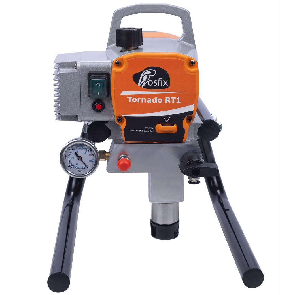 Rosfix Malířská sada Tornado RT1 UltraSpray 1800W – Agregát, Pistole, Hadice 8m | Trysky 215 a 517 | Čisticí sada 17v1