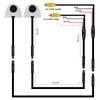 Carsanbo Car Side Rear View Camera Blind Spot Camera For Sedan Pickup Truck Night Vision Waterproof Parking Assistant