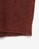 NOIRER Boucle V-Neck Oversized Sweater (Red)