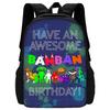Child School Gartens of BanBans Game Backpack with Lunch Bags ,Pencil Bags ,School Bags for Boys Girls Best Gift