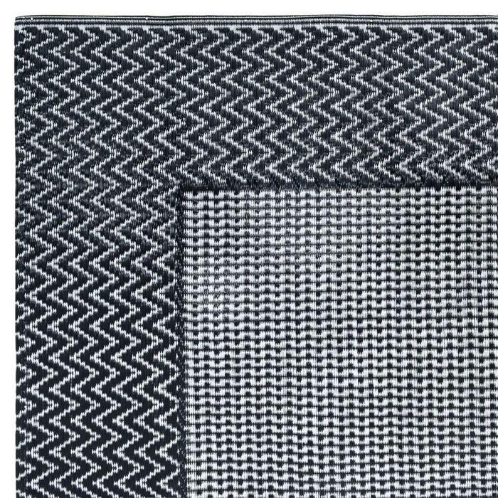 Tapis d'extérieur - vidaXL - PP - 120 x 180 cm - Gris - Moderne