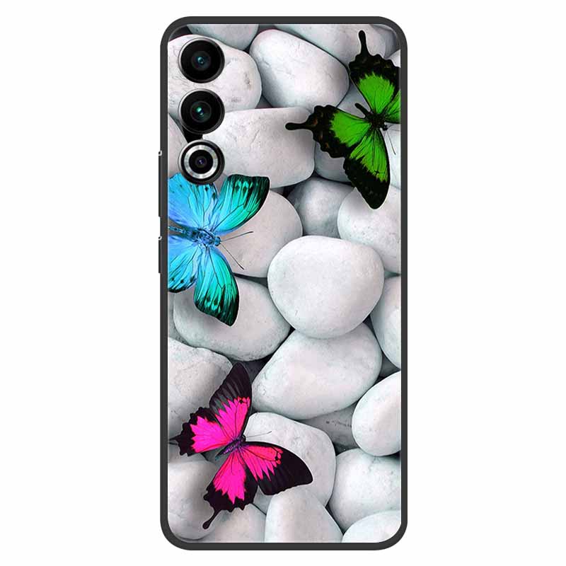 For Meizu 20 Case 6.55" Capa Silicone Painted Soft Black Cover for Meizu 20 2023 Covers Para Meizu20 Coque TPU Protective Shells