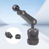 17mm Kugelhalter Verlängerungsadapter, 360° drehbare Verlängerungsstange für Auto Lüftungsschlitze Armaturenbretter 17mm Handyhalter